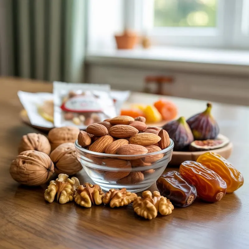 Best dry fruits for pregnancy including almonds, walnuts, figs and dates